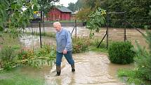 Velká voda v pátek zalila řadu míst v okrese. Nejhorší situace byla v Bravanticích.