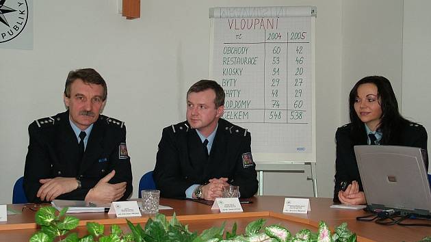 Novojiíčnský okresní policejní ředitel Karel Třetina (vlevo) bude od ledna působit na krajské správě v Ostravě.