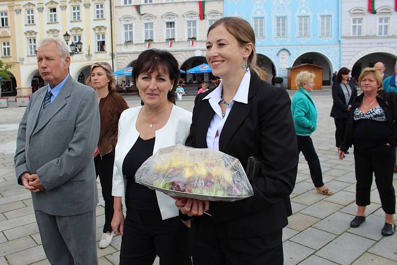 Ve středu 6. září přijel, v rámci páté oficiální návštěvy Moravskoslezského kraje, prezident Miloš Zeman také do Nového Jičína.