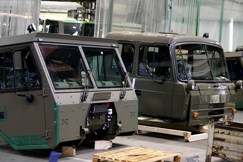 Výrobní hala kopřivnické automobilky Tatra Trucks. 