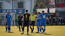 Frenštát  prohrál gólem v nastavení. Foto: Lubomír Mazoch