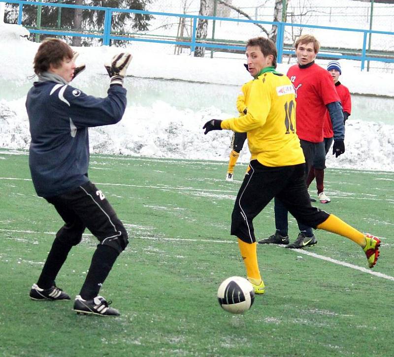 Fotbalisté Nového Jičína doma podlehli Hlučínu.