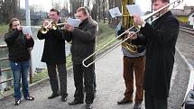 Příborská schola a Příborské žesťové kvinteto.