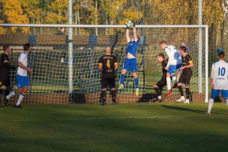 Derby se stalo kořiští Nového Jičína. Vyhrál 3:0 ve Frenštátu