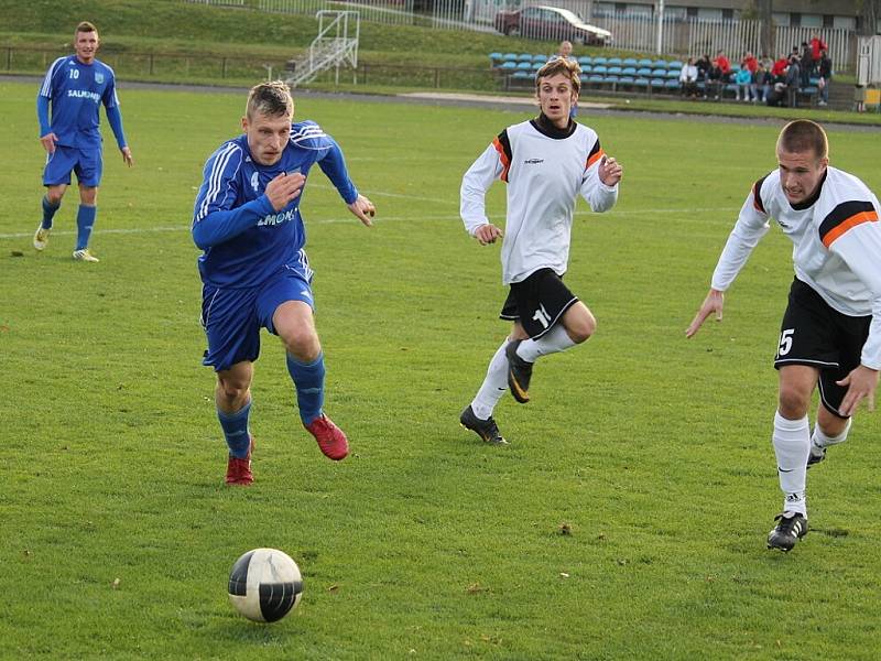 Snímky z utkání FK Nový Jičín – Lokomotiva Petrovice 2:1 (1:1).