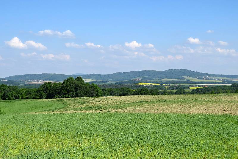 Nová rozhledna kuželovitého tvaru v Blahutovicích nad Odrou bude otevřená ke konci srpna 2021.