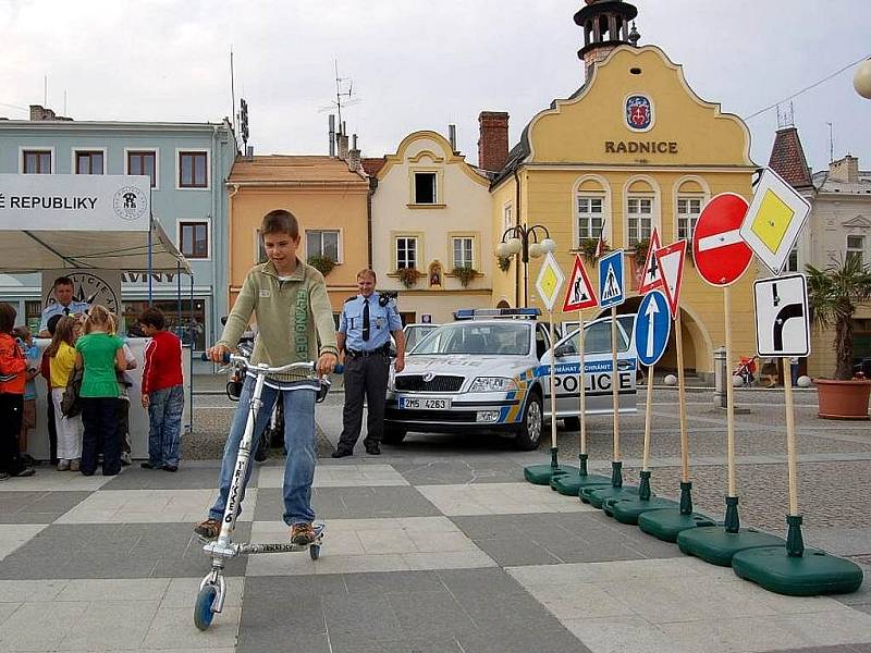 Evropský týden mobility vyvrcholil v Bílovci v úterý 22. září na Slezském náměstí.