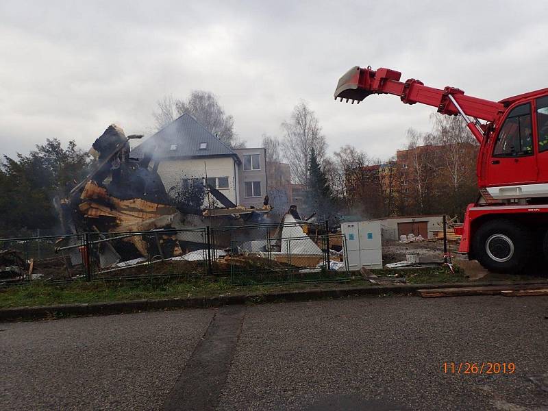 Demolice RD v Kopřivnici.