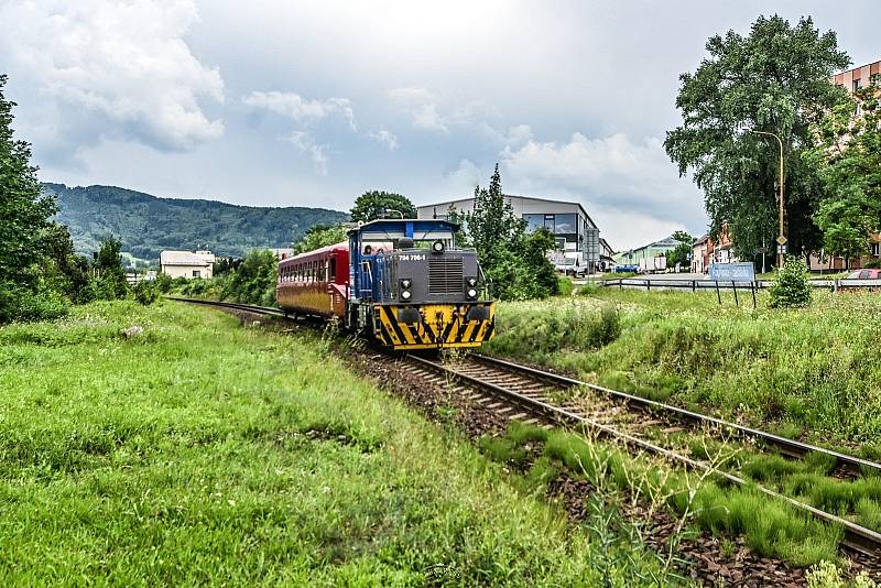 Slovenská strela byla k vidění mezi Kopřivnicí a Štramberkem, pondělí 2. srpna 2021.