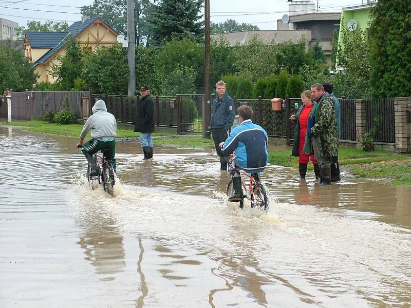 povodeň v Bravanticích.