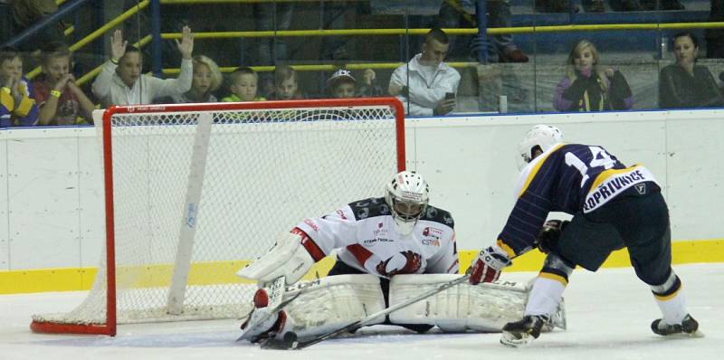 HC Kopřivnice – VSK Technika Brno 3:4 SN (1:1, 1:0, 1:2 – 0:0, 0:1)