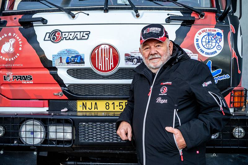 Karel Loprais, český automobilový závodník a šestinásobný vítěz automobilových závodů Rallye Dakar, 18. prosince ve Frenštátě pod Radhoštěm. Na snímku Karel Loprais.