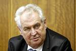 Prezident Zeman při návštěvě a setkání s obyvateli Fulneku. 