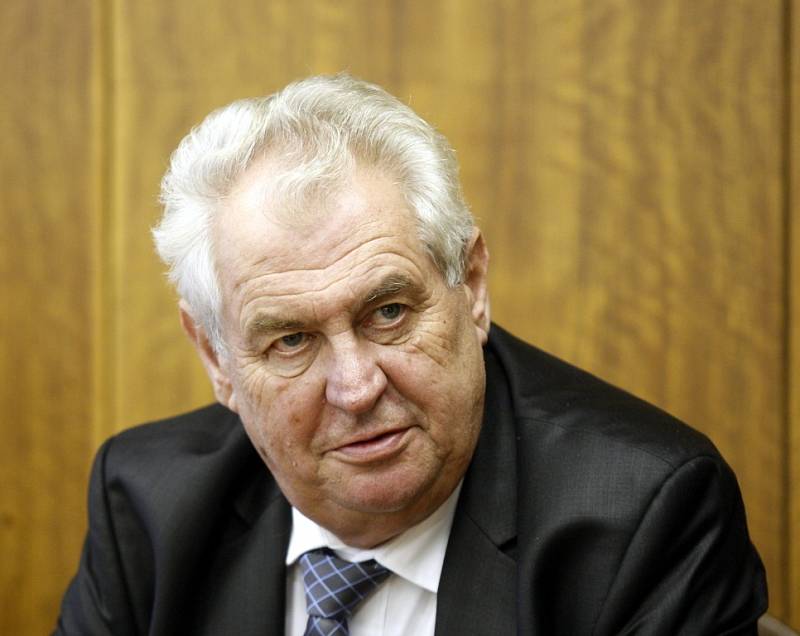 Prezident Zeman při návštěvě a setkání s obyvateli Fulneku. 