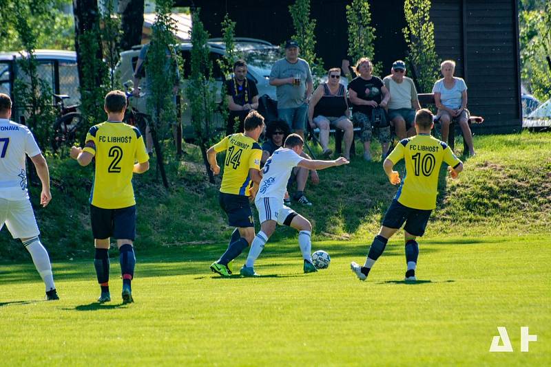 Zápas 25. kola fotbalové I.A třídy, skupiny B, FC Libhošť - SK Stonava 4:1.