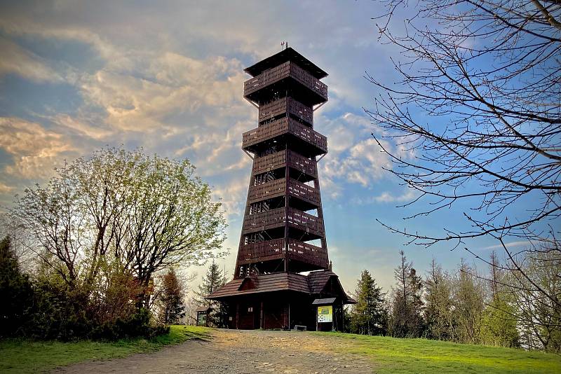 Velký Javorník, 917 m, Frenštát pod Radhoštěm, 8. května 2022