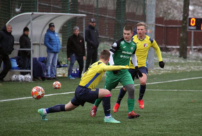 Zápas 16. kola fotbalové I.A třídy, skupiny B, FC Vratimov B - FC Libhošť 9:1, které se hrálo v sobotu 2. dubna 2022. Foto: FC Vratimov