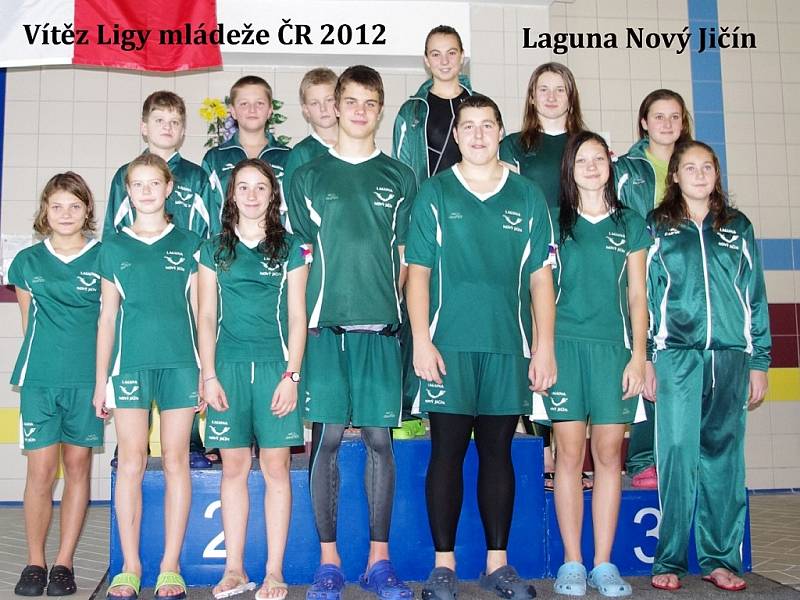 Vítězný tým ﬁnále Ligy mládeže 2012.