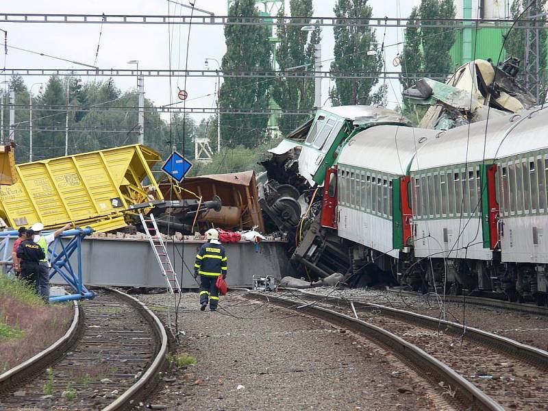 Vyšetřování železničního neštěstí. Ilustrační foto