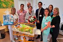 Prvním miminkem narozeným v Nemocnici AGEL Nový Jičín v roce 2024 je chlapeček Jan.