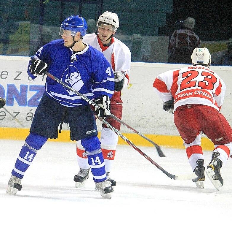 Snímky  utkání HC Nový Jičín - HC Slezan Opava 3:6 (0:1, 3:2, 0:3).