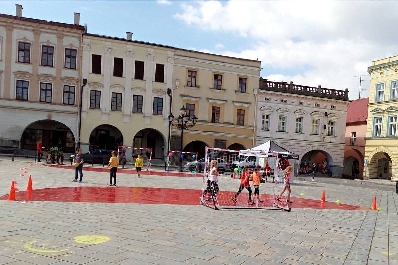 Akce Křída 2019 se uskutečnila v pátek 13. září na novojičínském Masarykově náměstí.