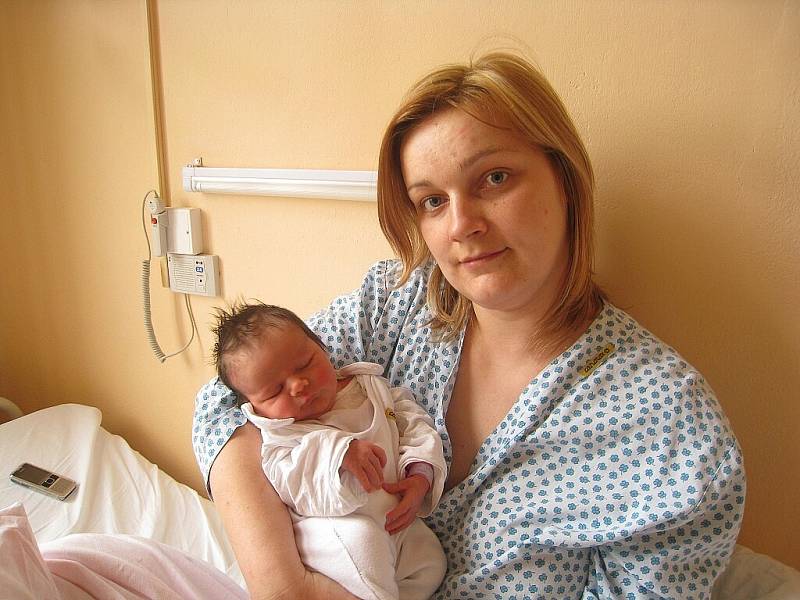 Nela Janovská, Bělotín, nar. 18. 3. 2009, 52 cm, 3,65 kg, nemocnice Nový Jičín.