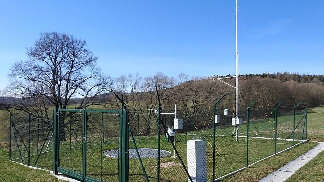 Klimatologická stanice v Nových Heřminovech.