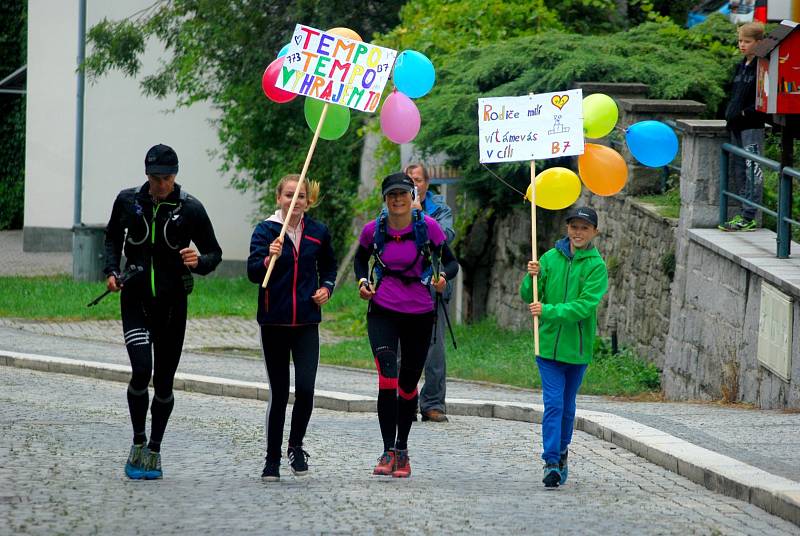 Cíl 8. ročníku extrémního závodu Beskydská sedmička byl opět ve Frenštátu pod Radhoštěm.