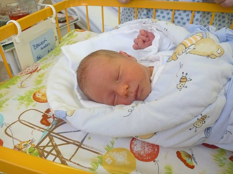 ONDŘEJ ČERVENÝ, Jeseník nad Odrou, nar. 14. 1. 2013, 48 cm, 3,20 kg. Nemocnice Nový Jičín.