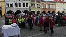 Letošní ročník Recyklojízdy začal ve středu 13. června ve Frenštátě pod Radhoštěm na náměstí Míru.