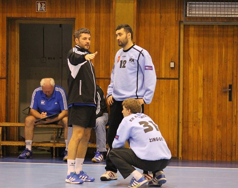 Snímky z utkání KH Kopřivnice - HBC Ronal Jičín 21:31 (10:16).