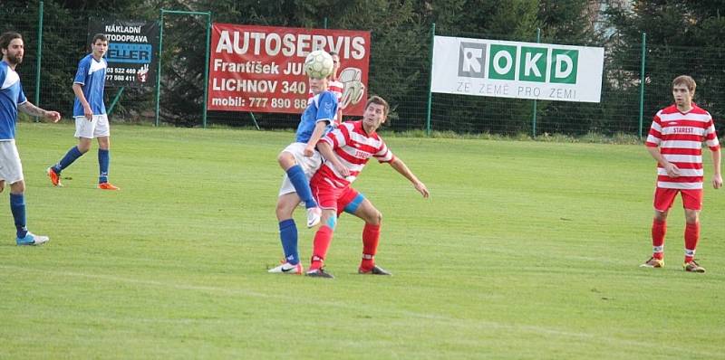 Snímky z utkání NFC Lichnov – Sokol Starý Jičín 2:2 (2:1).