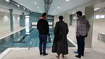 Rekonstruovaný krytý bazén ve Studénce, 28. listopadu 2022.