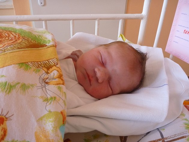 ADÉLA STOKLÁSKOVÁ, Nový Jičín, nar. 7. 4. 2013, 50 cm, 3,27 kg. Nemocnice Nový Jičín.