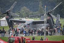 Na letišti v Mošnově na Novojičínsku začaly 18. září 2021 dvoudenní Dny NATO a Dny Vzdušných sil Armády ČR, které jsou největší bezpečnostní přehlídkou v Evropě. Konvertoplán V-22 Osprey