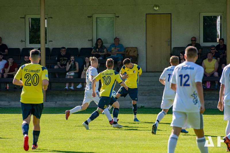 Zápas 25. kola fotbalové I.A třídy, skupiny B, FC Libhošť - SK Stonava 4:1.