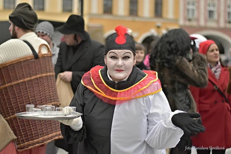 Příborský masopustní průvod prošel městem v úterý 25. února.