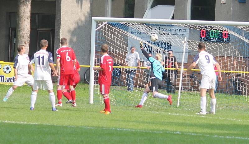 Snímky z utkání TJ PETŘVALD NA MORAVĚ – SK ŠENOV 2:2 (2:1).