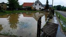 Velká voda napáchala v Bludovicích a v Hodslavicích velké škody, které se budou odstraňovat velice dlouho.
