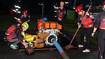 Noční hasičská soutěž v Odrách se uskutečnila již poosmadvacáté.