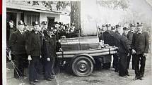 Hasičská stříkačka, kterou spálovští hasiči pořídili v červnu 1936 je funkční do dnešních dnů.