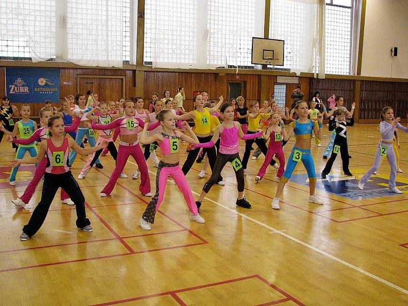 Již šestým rokem se ve sportovní hale při ZŠ Emila Zátopka sešli cvičící v aerobiku, aby se zúčastnili celostátní soutěže DĚTI FITNESS aneb Sportem proti drogám.