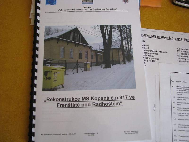 Studie, kterou si kvůli znovuotevření školky vypracovali obyvatelé Kopané.