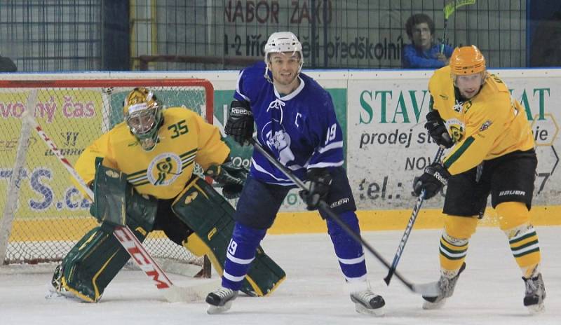 II. hokejová liga, sk. Východ, 12. kolo HK Nový Jičín – VHK Vsetín 6:4 