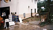 Fulnek-Jerlochovice - povodeň v červenci 1997.
