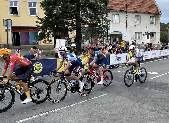 Cyklistická Czech Tour v Odrách, 25. 7. 2024.