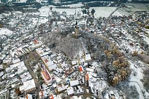 Ladovská zima ve Štramberku.