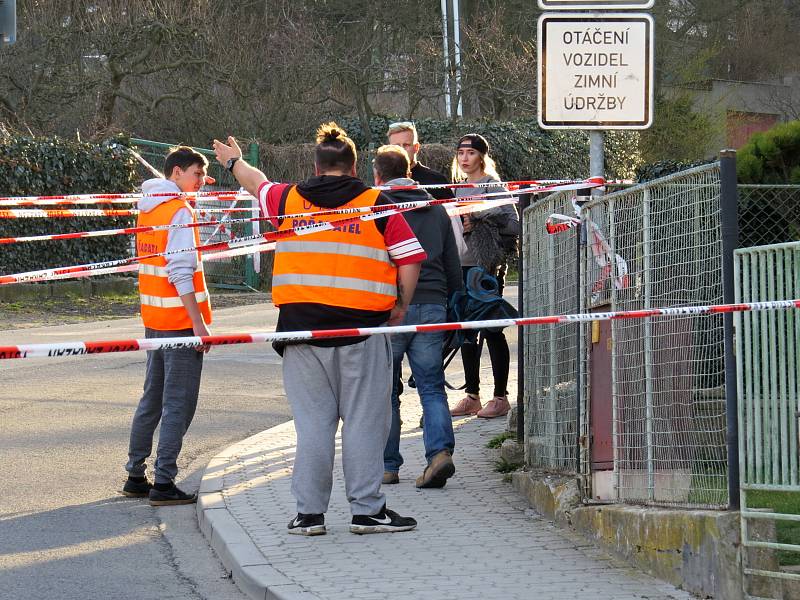 Takto to vypadalo v sobotu 30. března při rychlostní zkoušce 38. Kowax Valašské rally ValMez 2019 v okolí Skalních sklepů v Odrách.