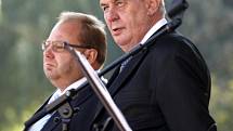 Prezident Zeman při návštěvě a setkání s obyvateli Fulneku. 